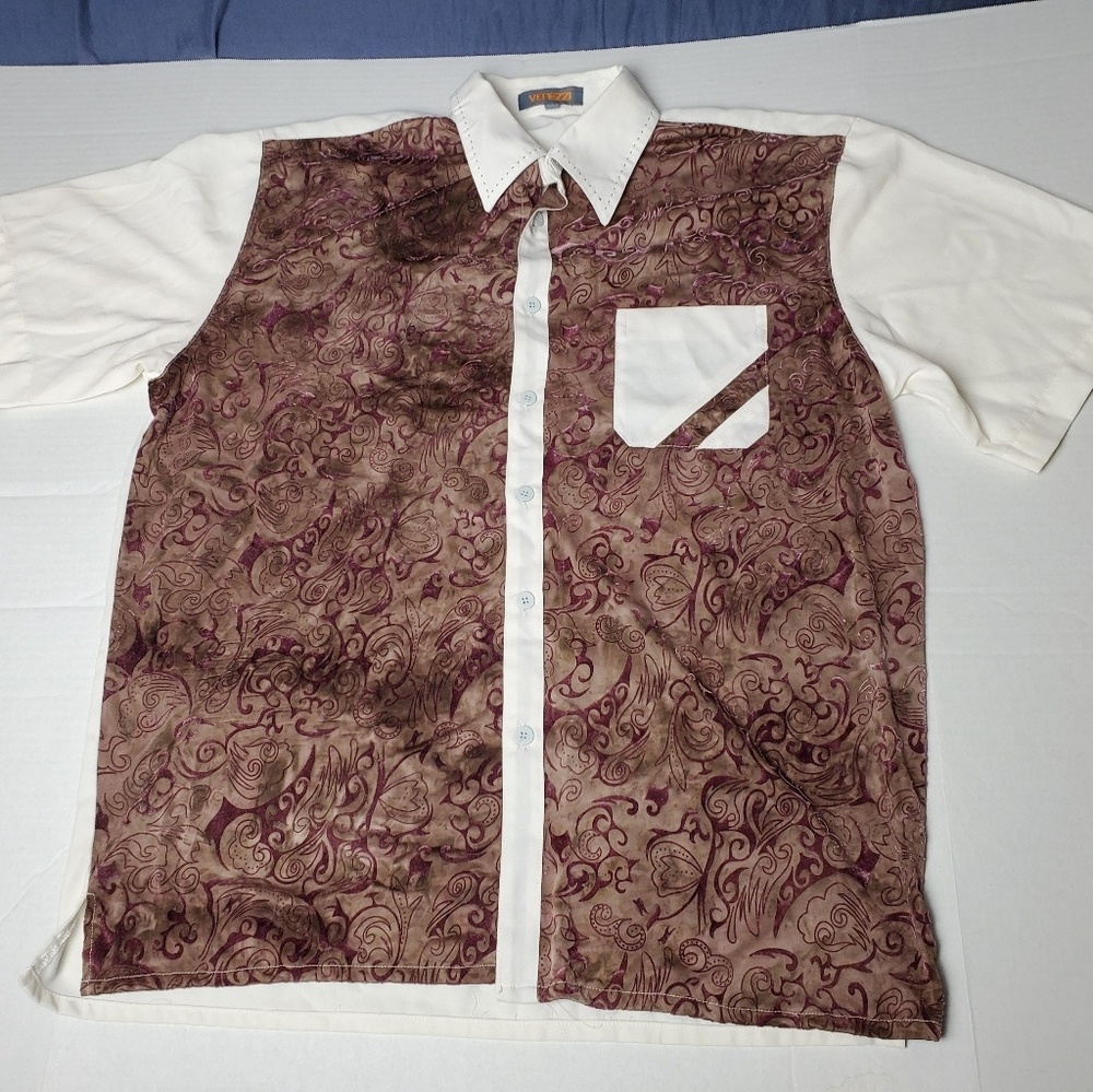 Venezzi Mens S/S Button Up Size L